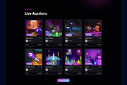NFT’SFeo - Marketplace Website Templ, an UI Kit Template by ArtGalaxy (Thumbnail 5 of 5)