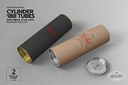 180mm Cylinder Tube Packaging Mockup, a Cups & Container Mockup by INCDesign (Thumbnail 10 of 12)