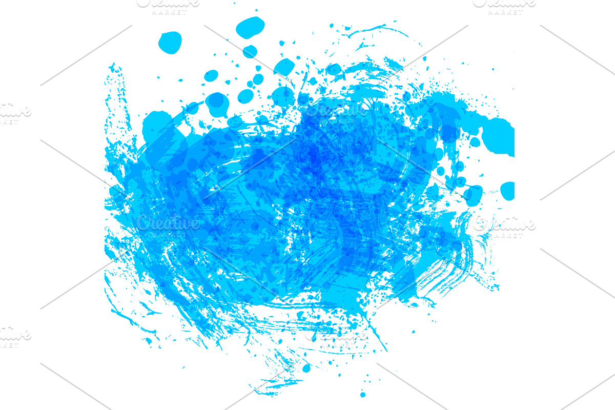 Color Paint Splashes Grunge, a Texture Graphic by CodeAndDesign