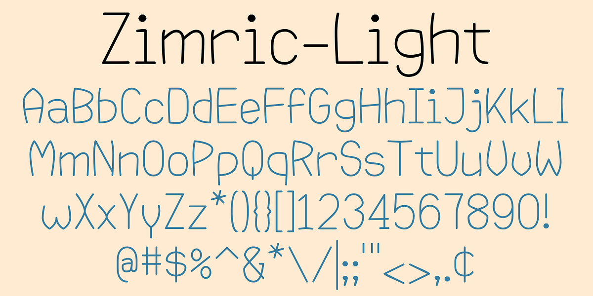 Zimric, a Sans Serif Font by Ingrimayne Type (Photo 6 of 8)