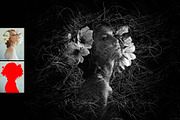 Pencil Scribble Art Photoshop Action, an Action Add-On by MRI STUDIO (Thumbnail 2 of 10)