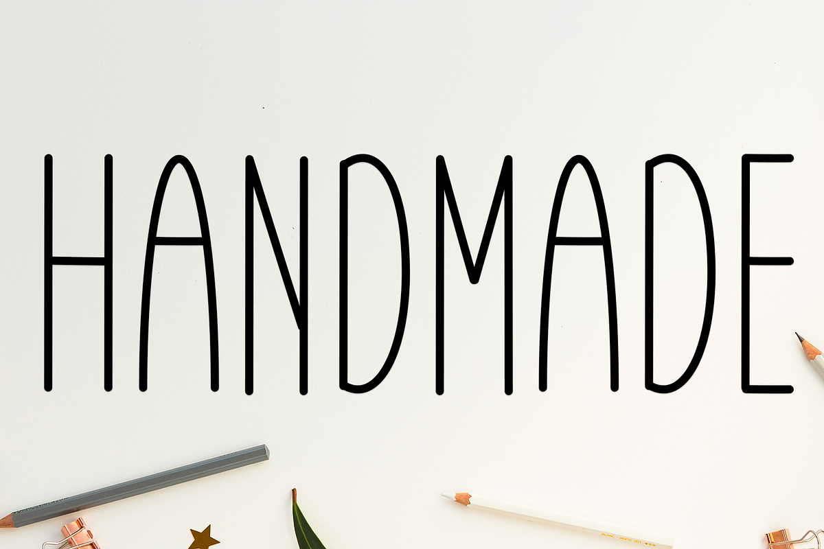 Notes Minimalist, a Sans Serif Font by InermediaSTUDIO (Photo 3 of 8)
