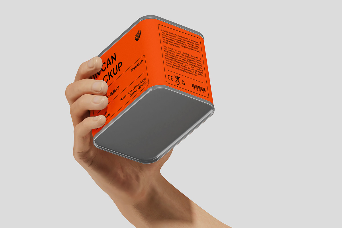 Tin Can Mockup, a Packaging Mockup by Unerispace (Photo 4 of 5)