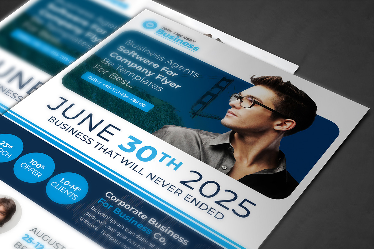 Corporate Flyer Templates, a Flyer Template by AfzaalGraphics (Photo 4 of 4)