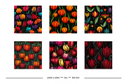 Tulip Retro Art Style Patterns, a Pattern Graphic by karenfoleyphoto (Thumbnail 13 of 17)