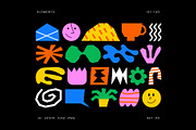 Colorful Doodle Elements, an Object Graphic by Léo Alexandre (Thumbnail 7 of 16)
