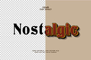 Text Effect Nostalgic, a Layer Style Add-On by Navy Graphic (Thumbnail 2 of 2)