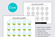 Color Chart for Product Listings, a Brochure Template by AureDesignCo (Thumbnail 2 of 2)