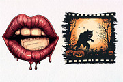 Vintage Halloween & Cinema Clipart, an Illustration by Dream Creation (Thumbnail 7 of 7)