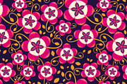Funky Floral Pattern, a Pattern Graphic by Anny Cecilia Walter (Thumbnail 3 of 3)