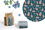 Blueberry watercolor collection, an Object Illustration by Pattern + watercolor (Thumbnail 9 of 10)