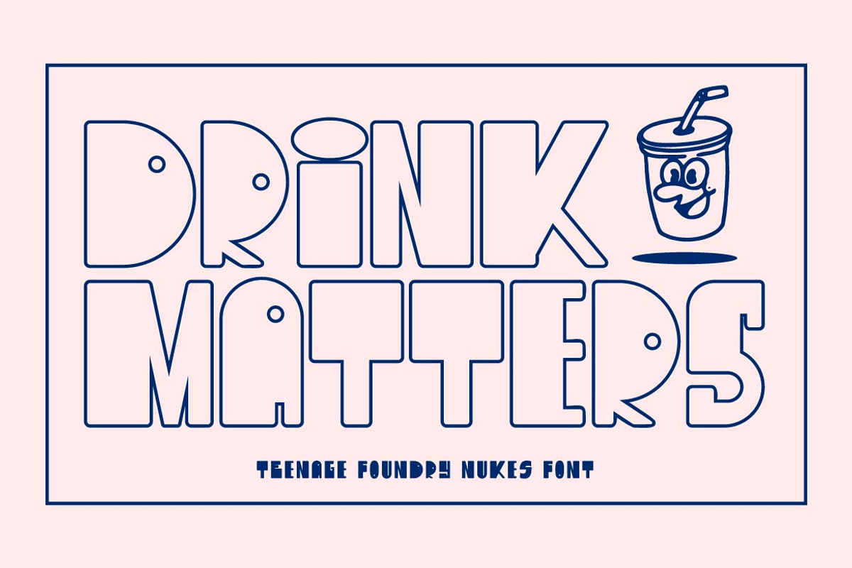 TF Nukes, a Sans Serif Font by TeenageFoundry (Photo 5 of 11)