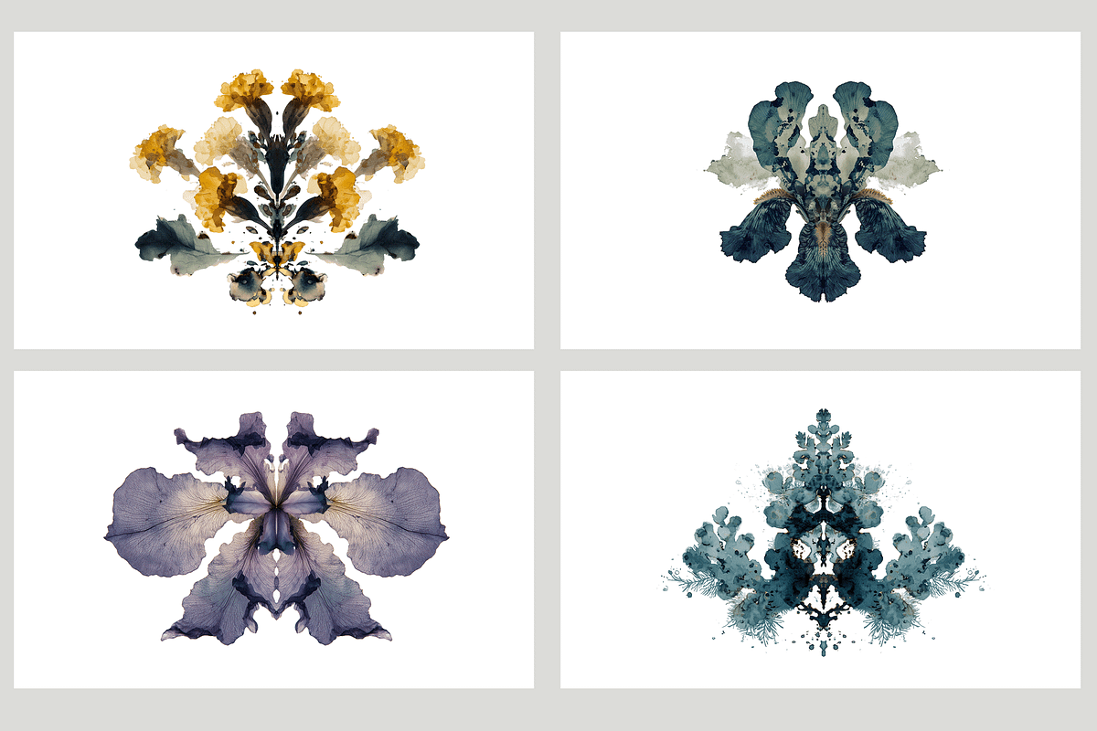 Heum Co. Botanical Inkblot Art, a Decorative Illustration by milatovar (Photo 2 of 20)