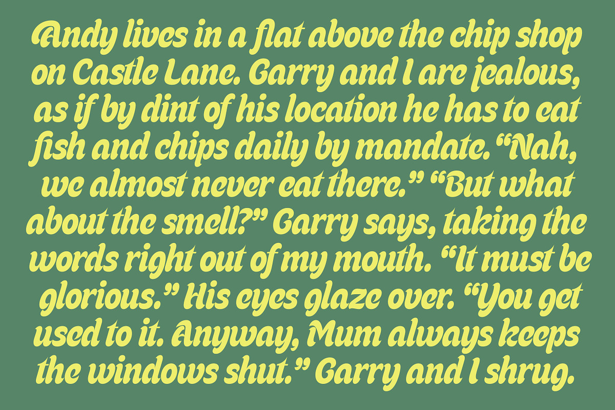 Saveloy, a Handwritten Font by Simon Walker (Photo 5 of 8)