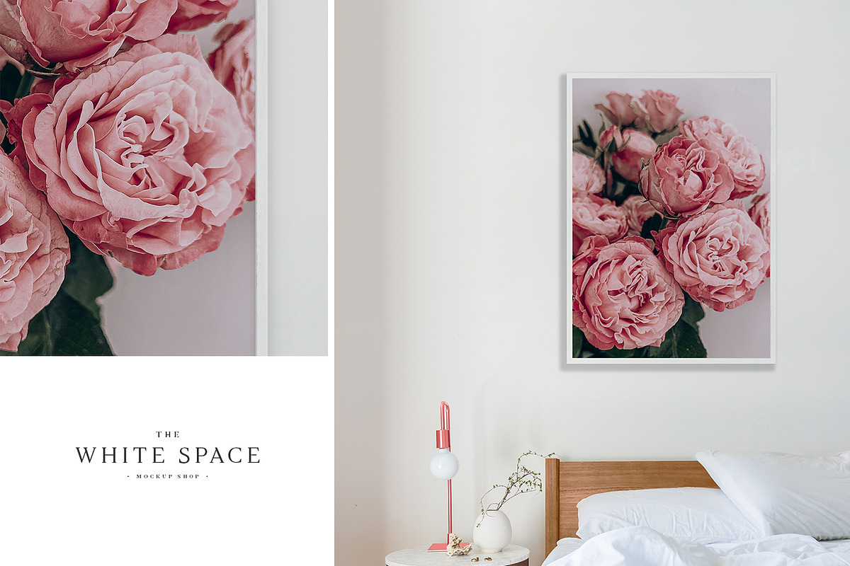 Bedroom Mockup Customisable Editable, a Print Template by The White Space Co. (Photo 1 of 8)