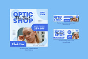 Optical Glasses Google Ads Banner, a Marketing Template by kerismaker (Thumbnail 4 of 4)