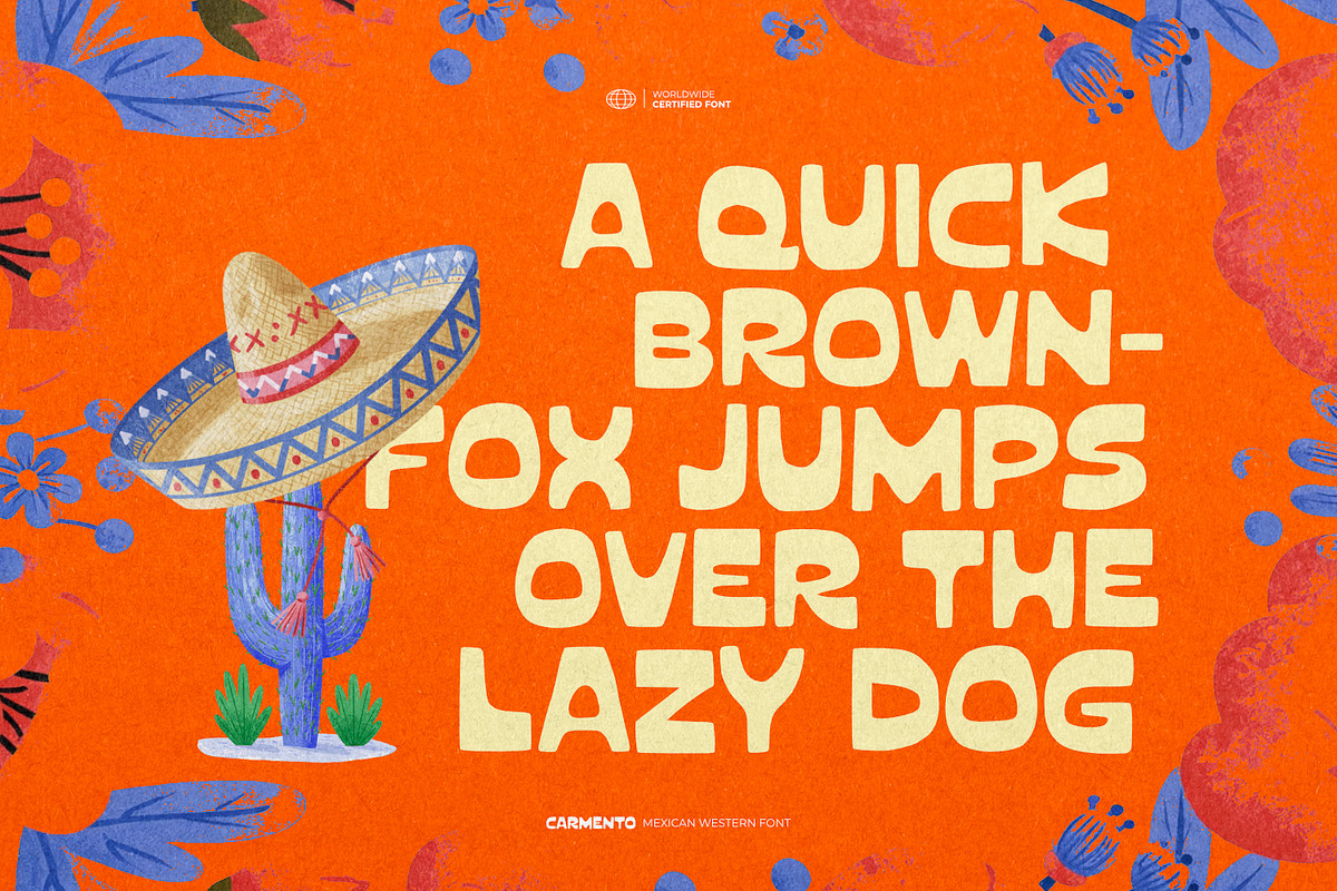Carmento - Mexican Western Font, a Sans Serif Font by ikiiko (Photo 3 of 7)