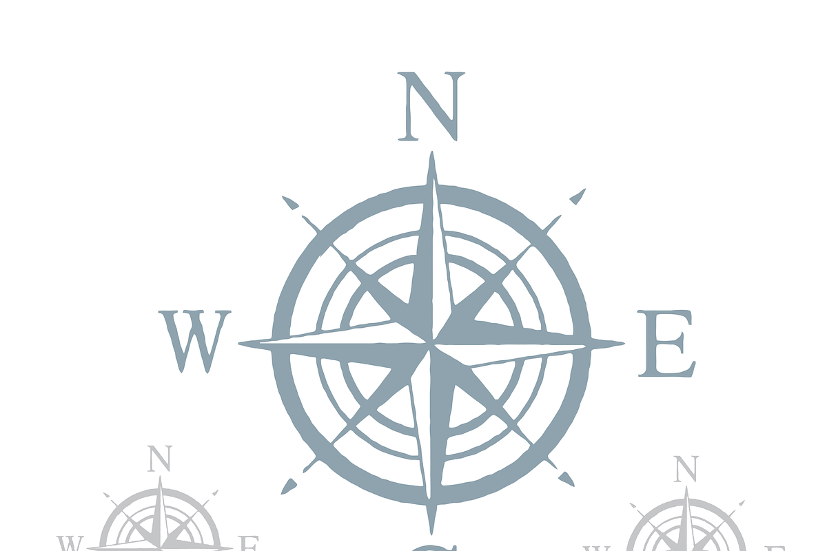 Elegant Compass Icon Design, a Decorative Illustration by CarWrap design (Photo 1 of 3)