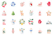 Watercolor Winter Clipart Collection, an Illustration by Sublimation Artist (Thumbnail 2 of 6)