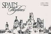 Spain Skylines, a Work Illustration by TheMountBirdStudio (Thumbnail 1 of 9)