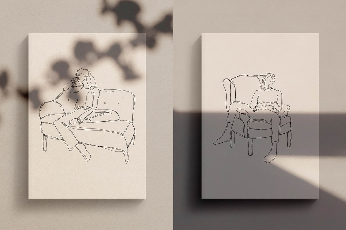 At Home: Line Drawings, a Technology Illustration by Whimsy Works (Photo 4 of 8)