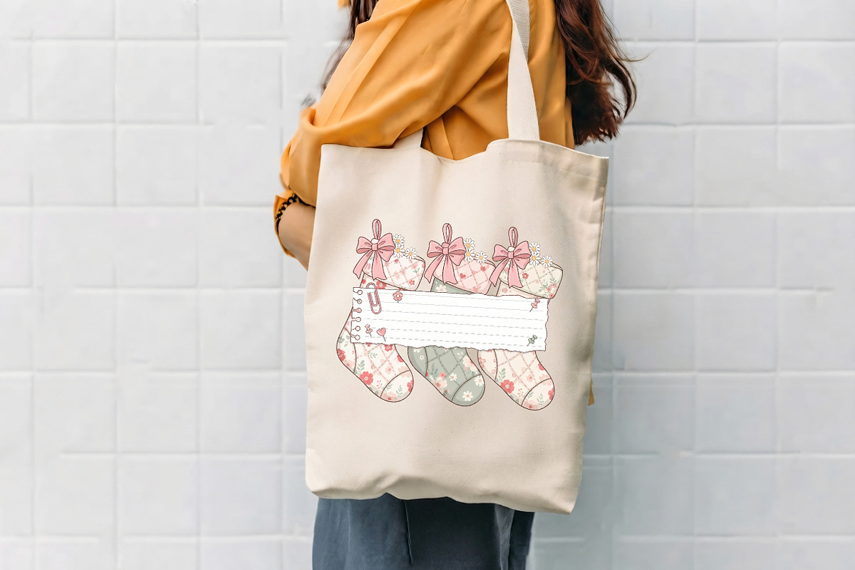 Custom Name Christmas Stockings PNG, a Seasonal Illustration by CrexoraLab (Photo 4 of 4)