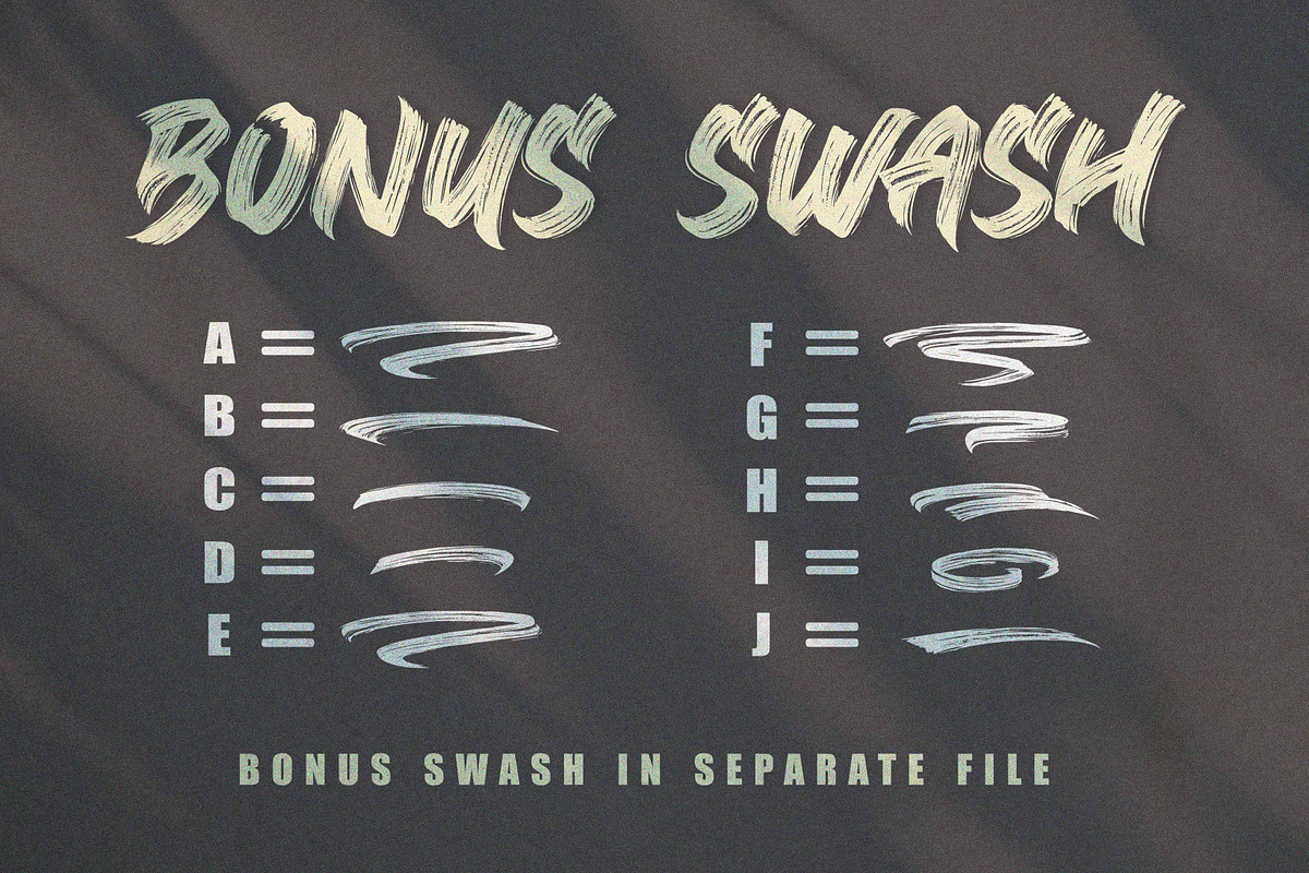 SALE! BLACK BRUNO // Brush Font, a Blackletter Font by Subectype Studio (Photo 11 of 11)