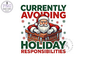 Funny Grumpy Santa PNG, an Object Graphic by Black Bird Studio (Thumbnail 1 of 4)
