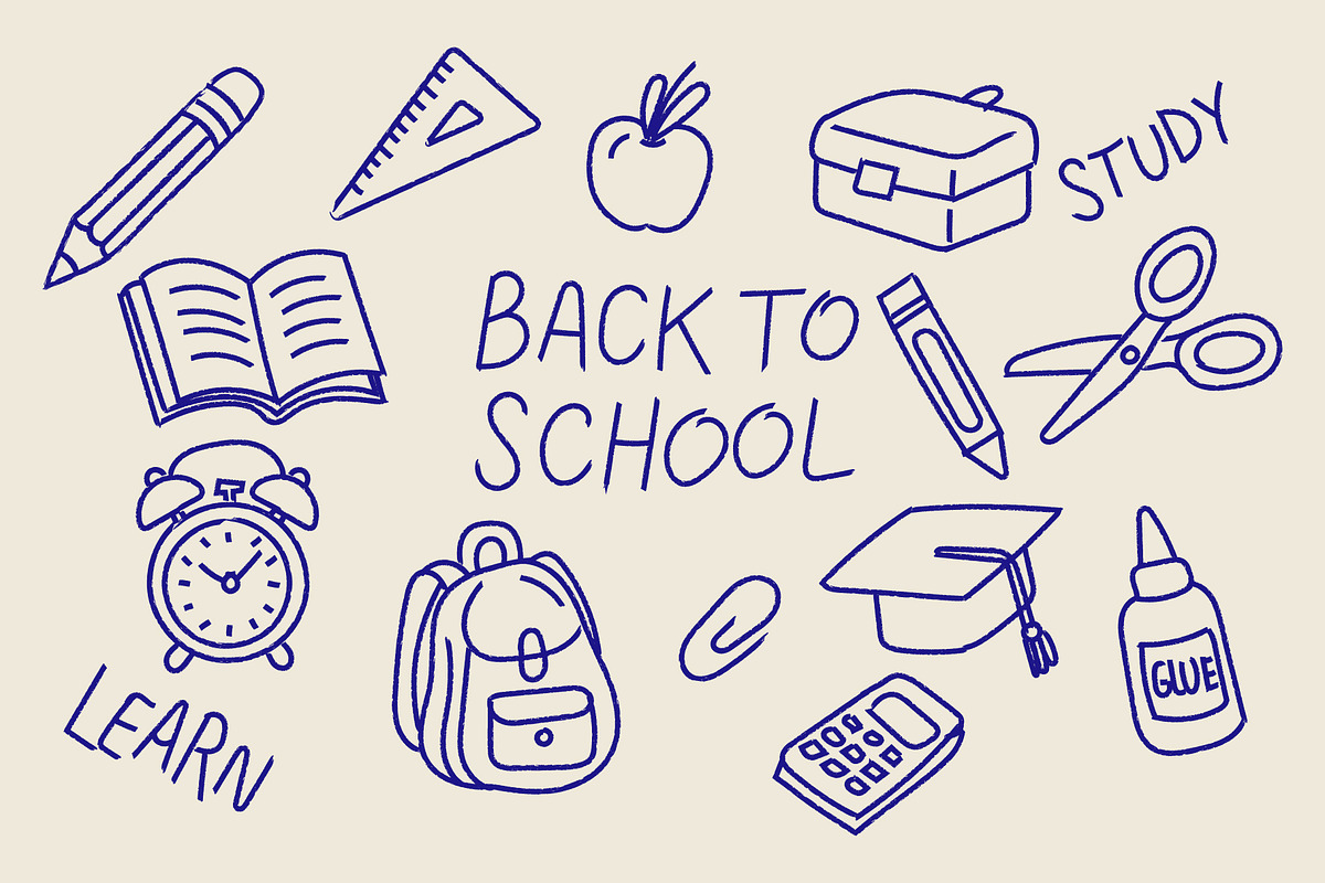 Whimsical Back To School, an Education Illustration by Mockmenot (Photo 1 of 3)