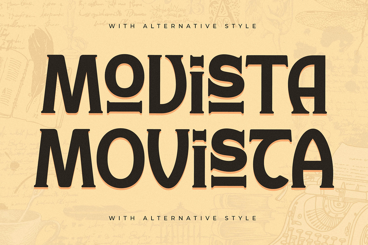 Movista New Display Typeface, a Serif Font by Storytype Studio (Photo 7 of 15)