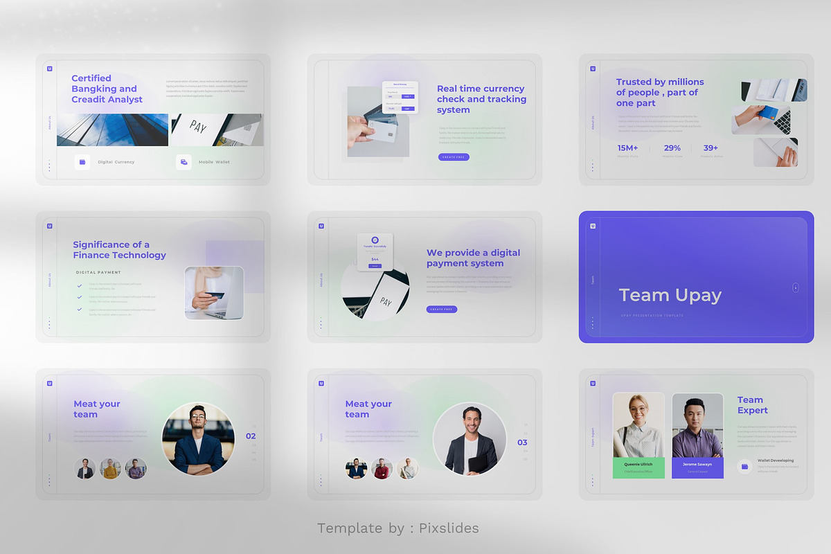 FinTech Industry Keynote, a Presentation Template by Pixslides (Photo 3 of 8)
