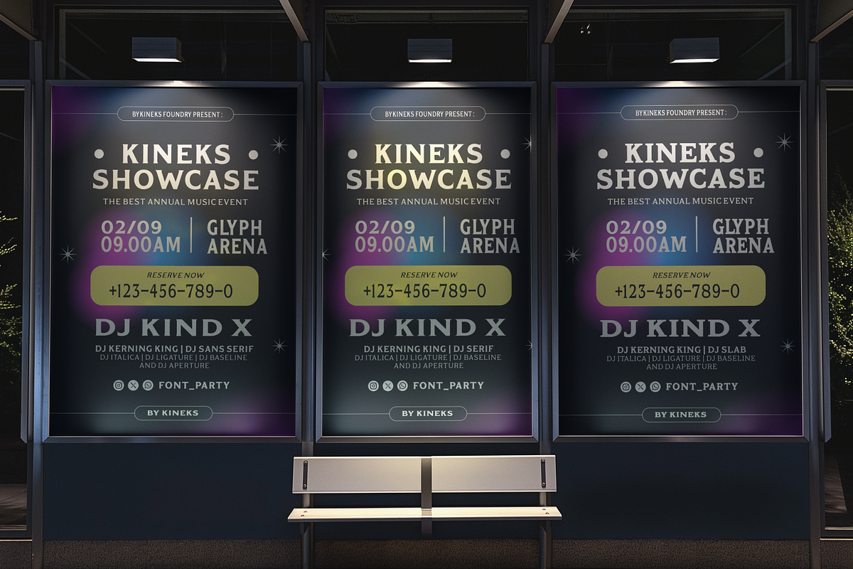 Kineks | Neo-Grotesque Typeface, a Sans Serif Font by By Kineks (Photo 6 of 10)