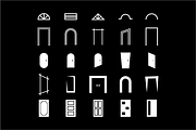 Door – Vector Door Shapes, a Shape Add-On by Akdesain (Thumbnail 2 of 5)