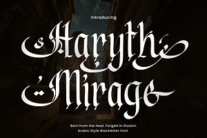 Haryth Mirage - Blackletter Arabic