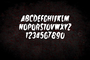 Zombie Attack Halloween Font, a Font by vladocar (Thumbnail 3 of 8)