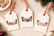 Ornamental Christmas Clothesline, a Seasonal Illustration by Ink Gallery (Thumbnail 7 of 8)