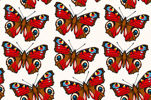 Butterflies Patterns Illustrations