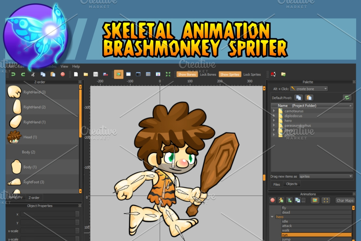 Prehistoric Game Sprites, an Illustration by pzUH (Photo 4 of 6)