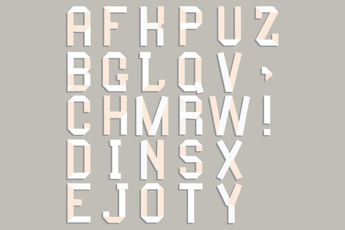 Letters composed of paper., an Education Illustration by katykin (Photo 2 of 3)