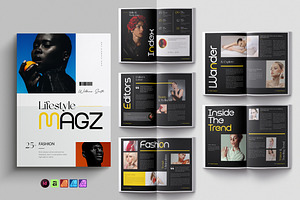 The Lifestyle Magazine Template, a Magazine Template by NorthPeak