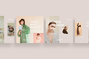 Vana Fashion Instagram Posts, a Social Media Template by CaDesign (Thumbnail 2 of 5)