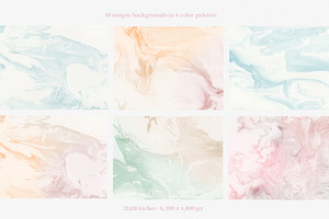 Abstract Marbled Backgrounds