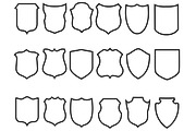 Shields Set 1 Procreate Brush Stamps, a Brush Add-On by Disasterology Ink (Thumbnail 6 of 10)