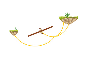 Floating island design element, a Texture Illustration by Things for designers