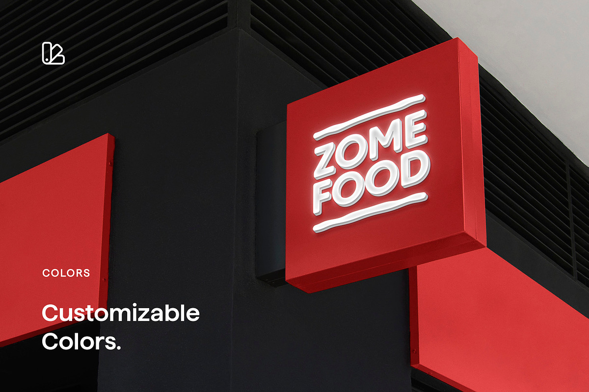 30 Signs & Facade Logo Mockups - V4, an Advertising Mockup by Asylab (Photo 5 of 38)