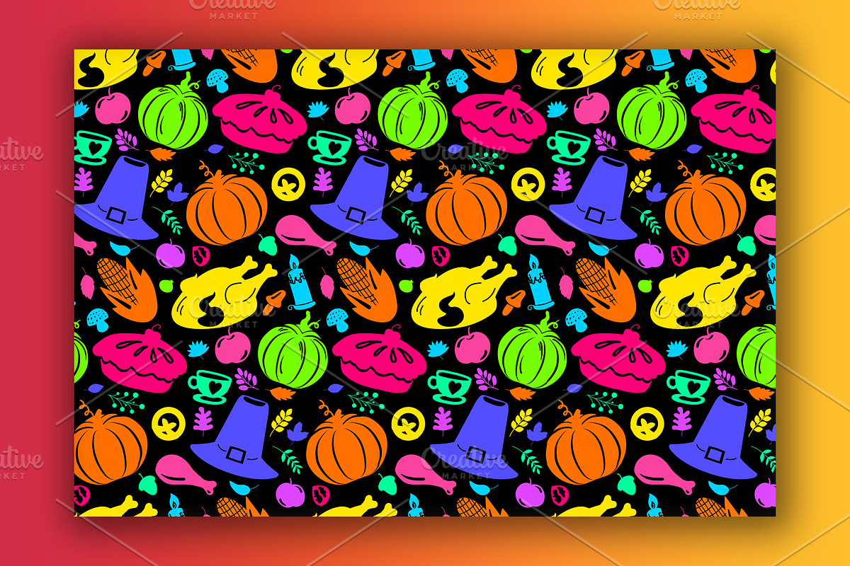 Autumn Thanksgiving Pack, a Marketing Template by barsrsind (Photo 6 of 7)