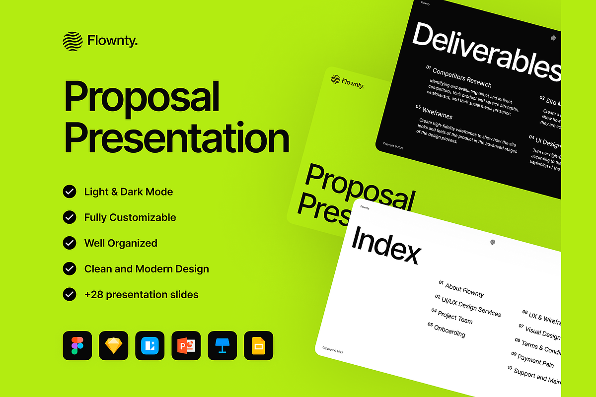 Flownty Proposal Presentation, a Presentation Template by DjectStudio (Photo 1 of 4)