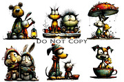 Cozy Animal Friends Clipart, an Illustration by Craft Nest (Thumbnail 2 of 8)