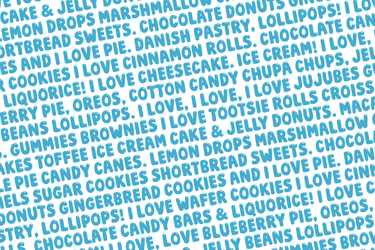 Gum Drop Pop Font, a Font by Miss Tiina (Photo 3 of 5)