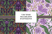 William Morris Floral Pattern Purple, a Pattern Graphic by RachelStudio (Thumbnail 5 of 10)